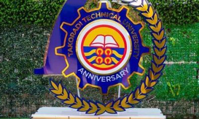 Takoradi Technical University Anniversary Logo