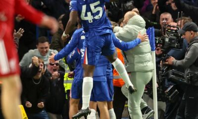 Enzo Maresca ran across the pitch to celebrate with his team after Estêvão’s late winner