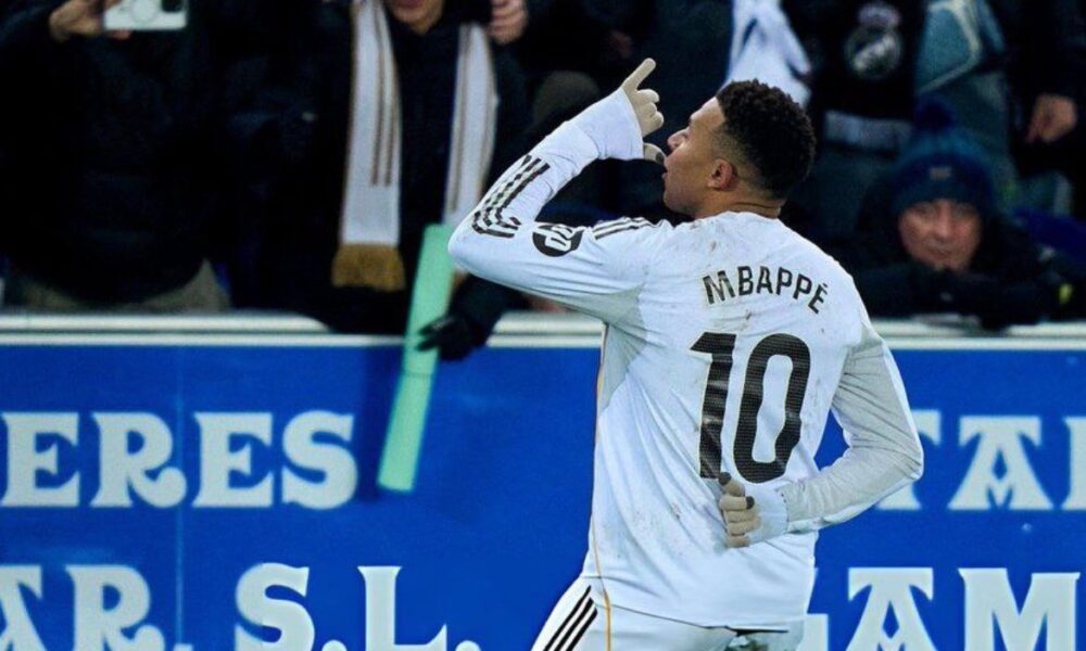 Real Madrid's Kylian Mbappe